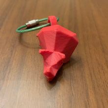 Load image into Gallery viewer, Triceratops Keychain
